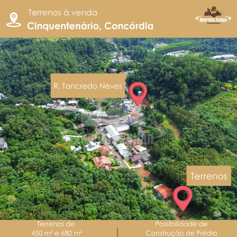 Terrenos próximo a R. Tancredo Neves!