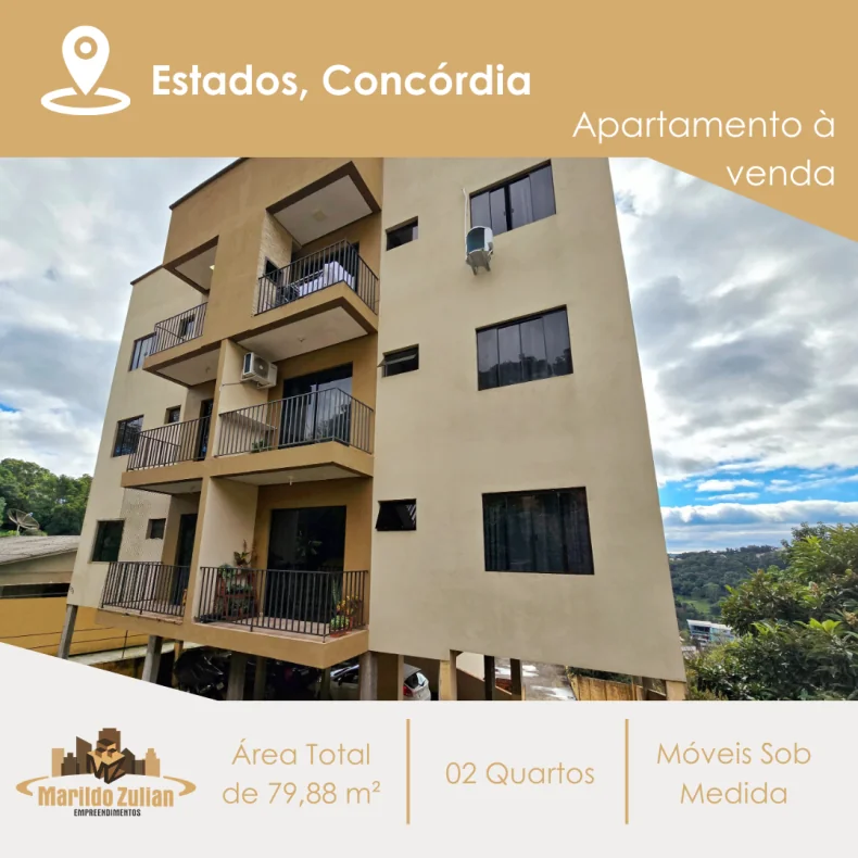Apartamento Semi Mobiliado nos Estados