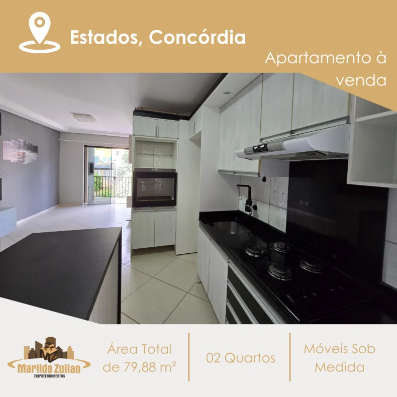 Apartamento Semi Mobiliado nos Estados