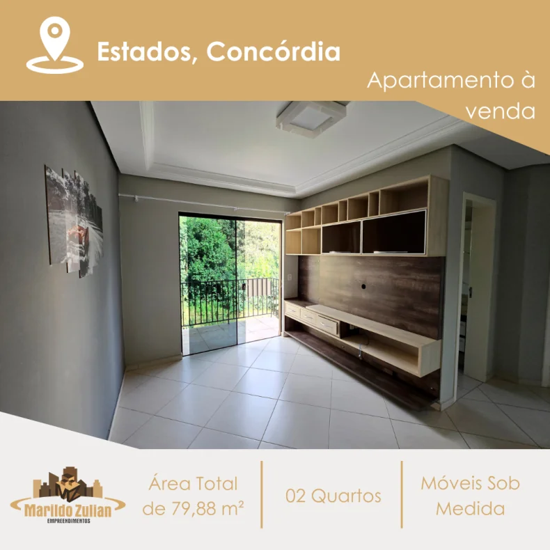 Apartamento Semi Mobiliado nos Estados