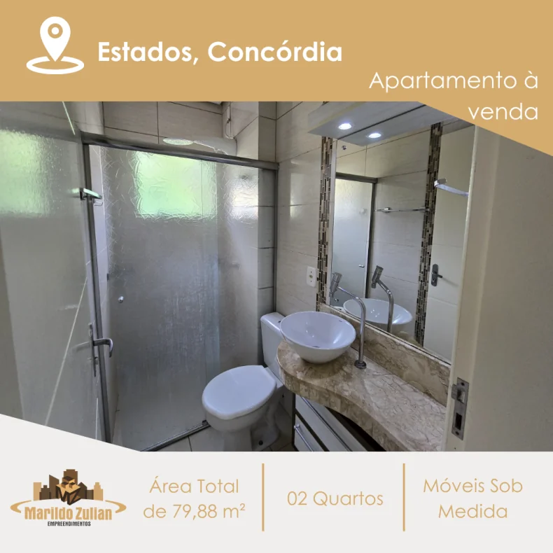 Apartamento Semi Mobiliado nos Estados