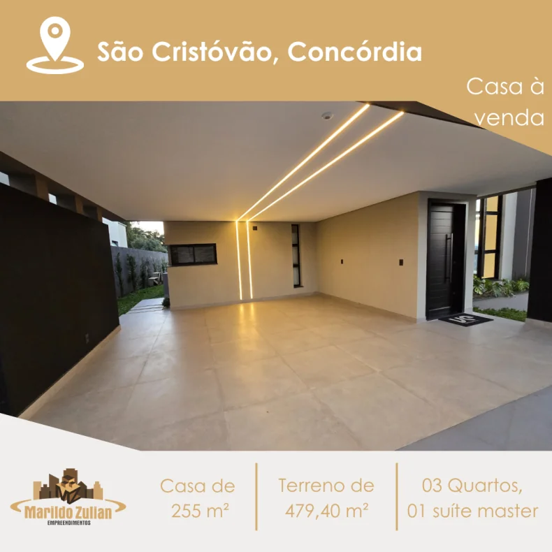 Casa Nova com Piscina no São Cristóvão