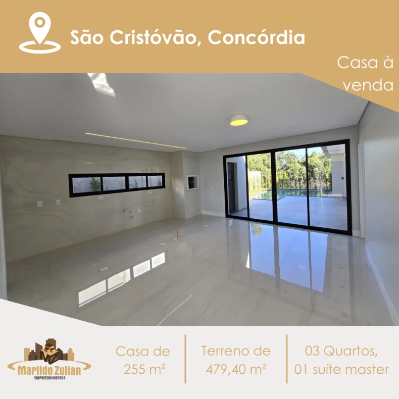Casa Nova com Piscina no São Cristóvão