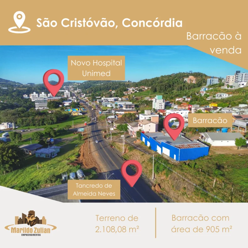 Barracão à Venda
