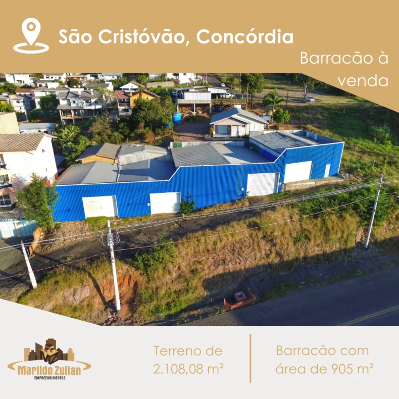 Barracão à Venda