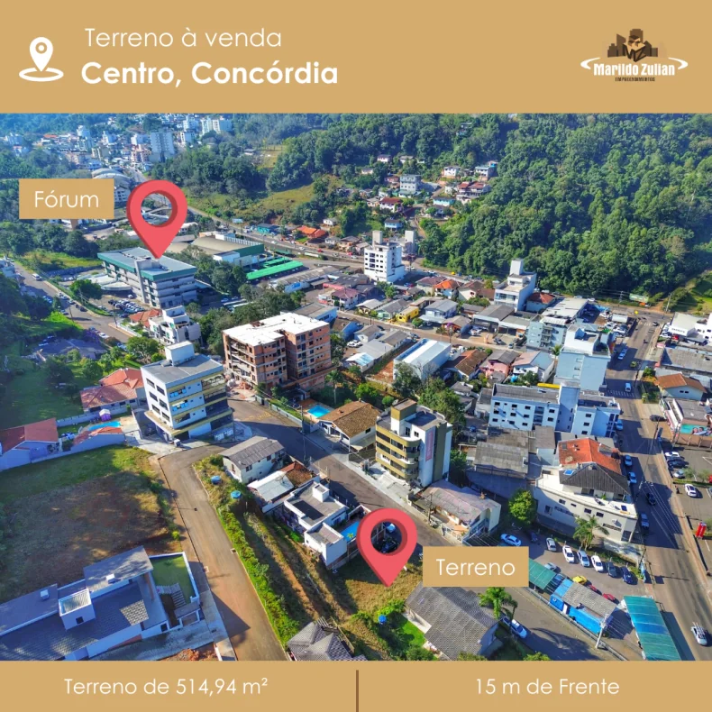 Terreno à venda próximo ao Fórum