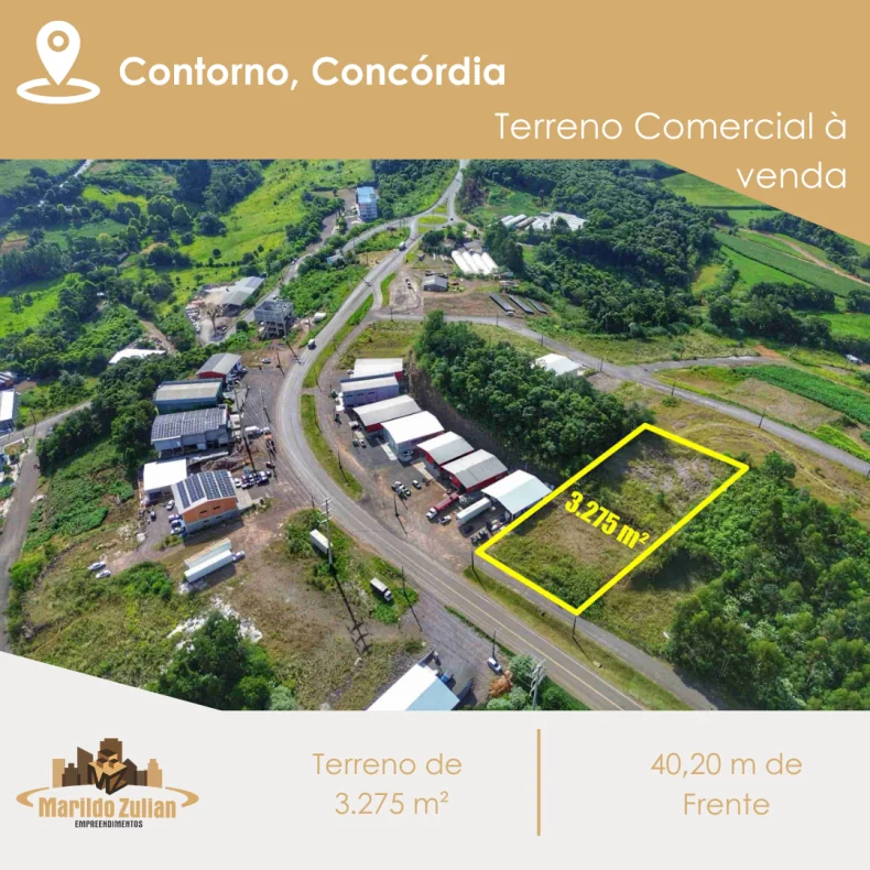  Terreno Comercial à Venda no Contorno! 