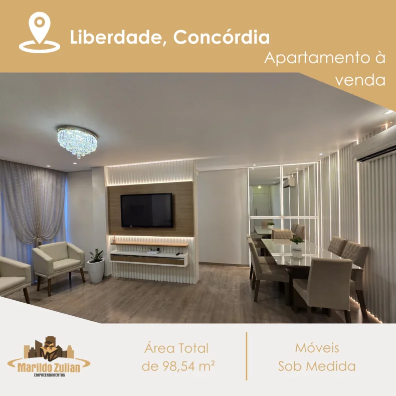  Apartamento Mobiliado à Venda no Bairro Liberdade!   