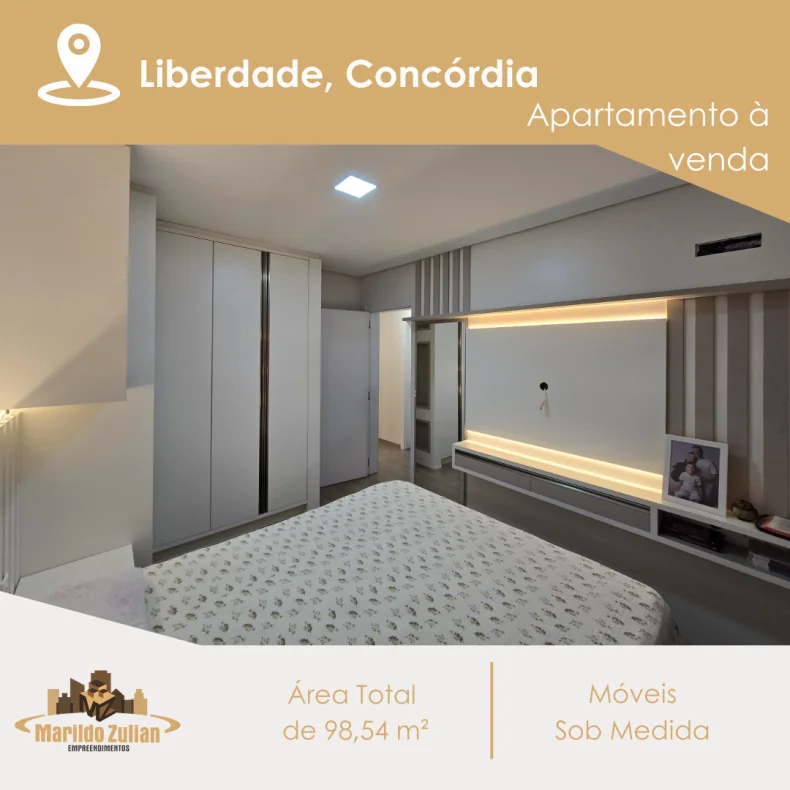  Apartamento Mobiliado à Venda no Bairro Liberdade!   