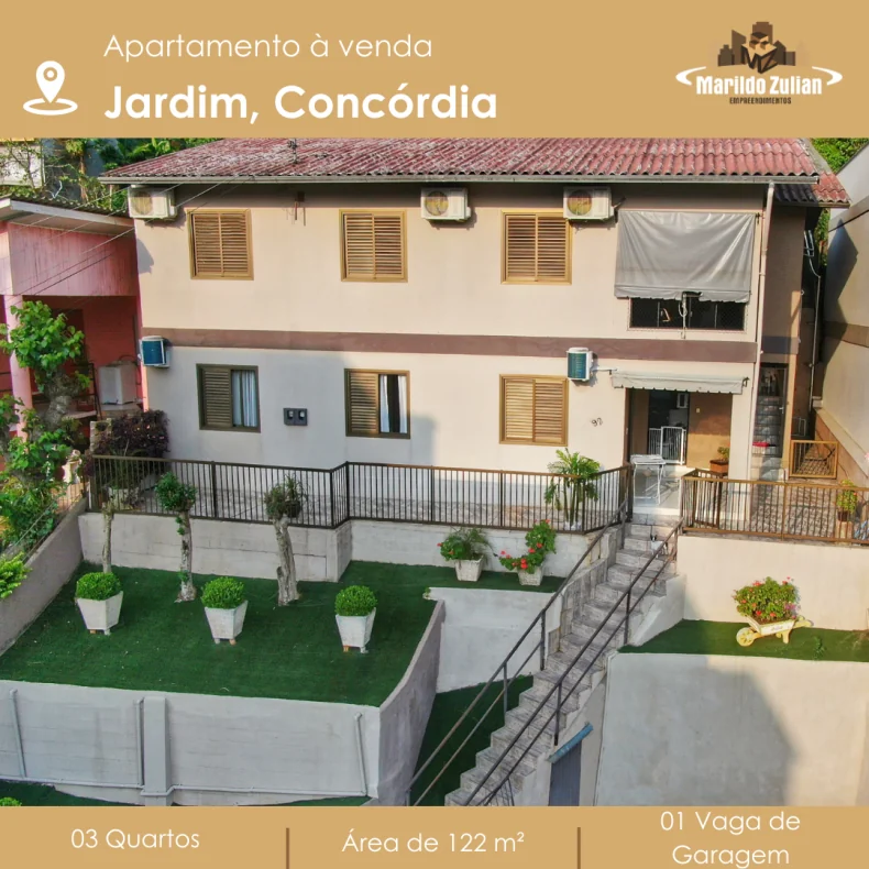 Apartamento 03 Quartos no Jardim!