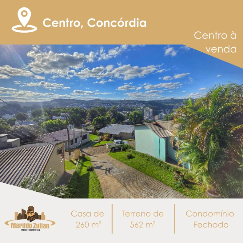 Casa com Visão da Cidade em Condomínio Fechado