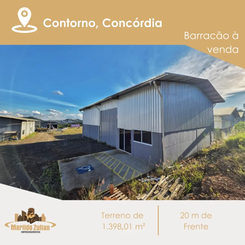  Barracão à Venda para sua Empresa ou Investimento!