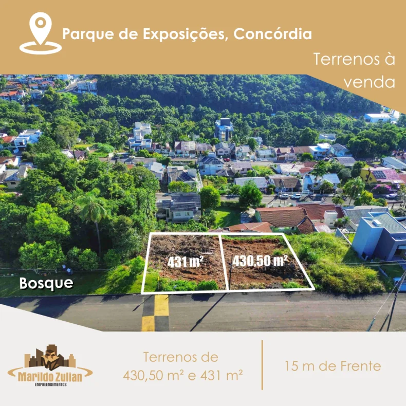  Terrenos à venda no Parque de Exposições!   