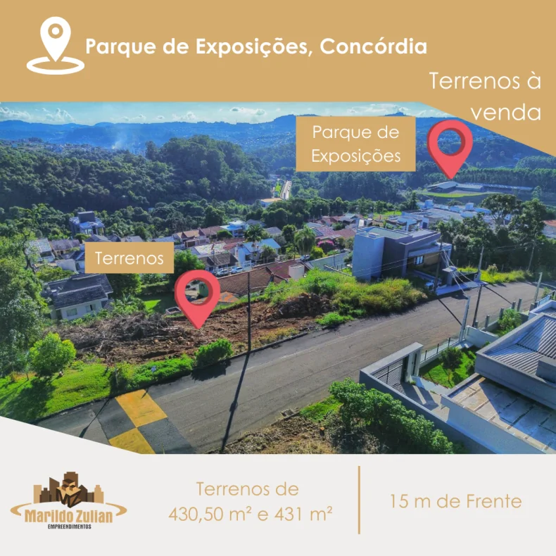  Terrenos à venda no Parque de Exposições!   