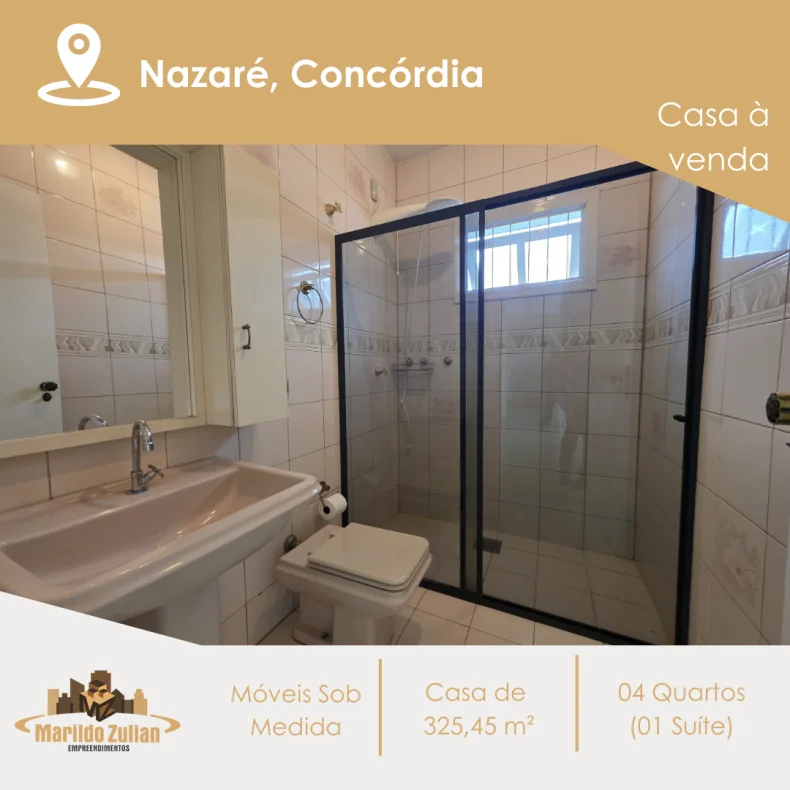   Casa com área construída de 325,45 m²  - Bairro Nazaré