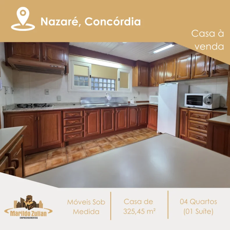   Casa com área construída de 325,45 m²  - Bairro Nazaré
