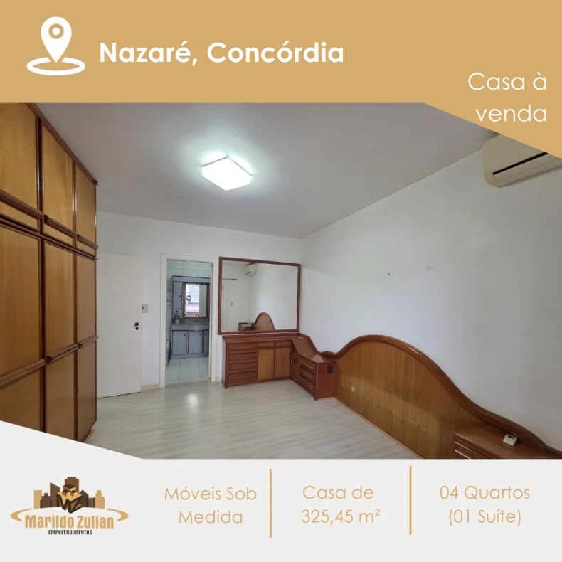   Casa com área construída de 325,45 m²  - Bairro Nazaré