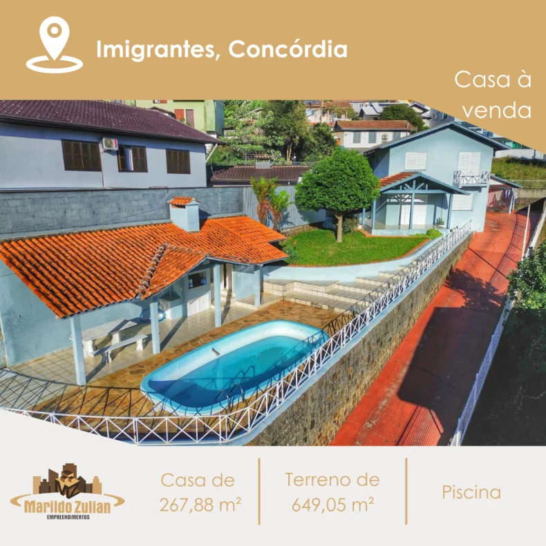  Casa à venda no Bairro Imigrantes