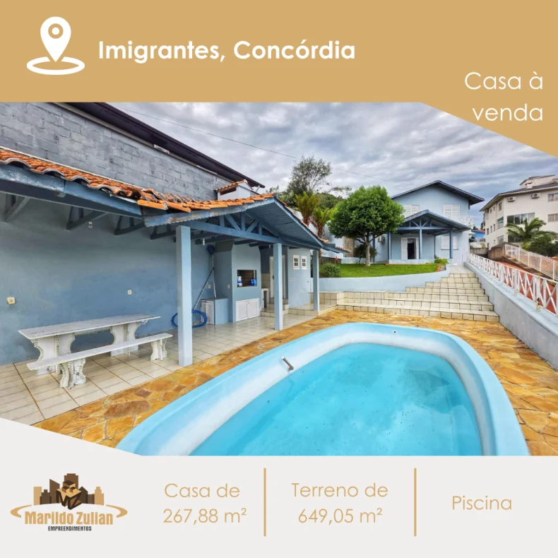 Casa à venda no Bairro Imigrantes