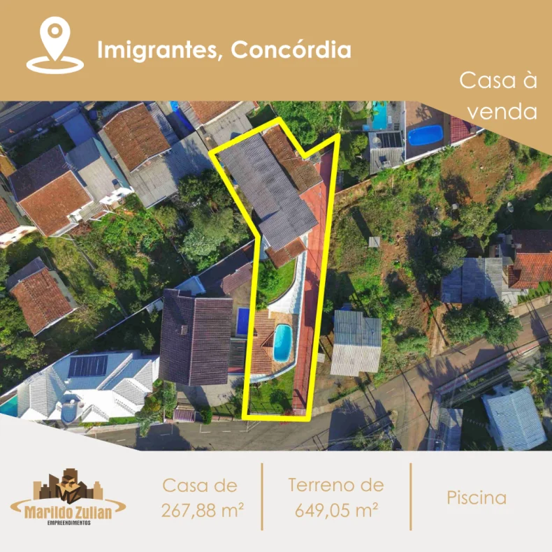  Casa à venda no Bairro Imigrantes