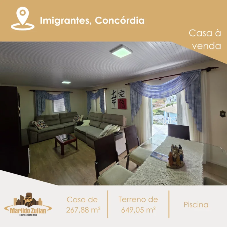  Casa à venda no Bairro Imigrantes