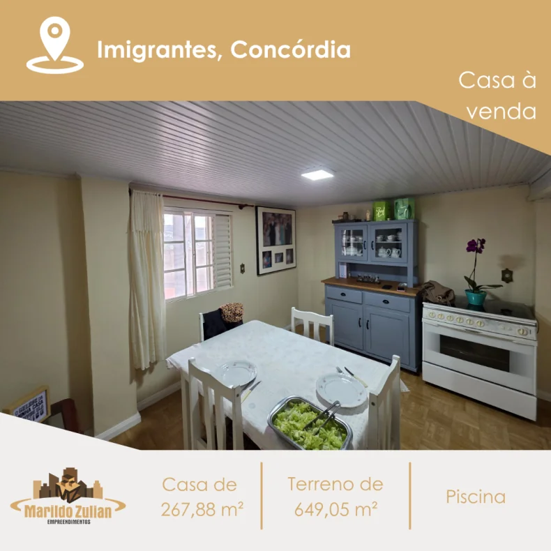  Casa à venda no Bairro Imigrantes
