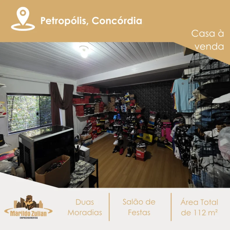 Casa com Duas Moradias à Venda – Bairro Petrópolis