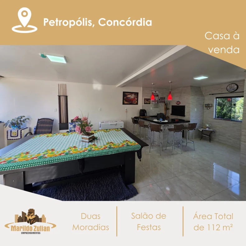 Casa com Duas Moradias à Venda – Bairro Petrópolis