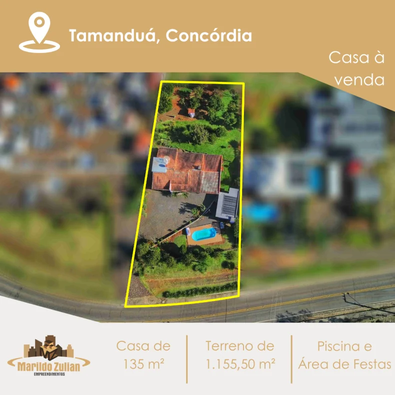  Casa à venda em Tamanduá