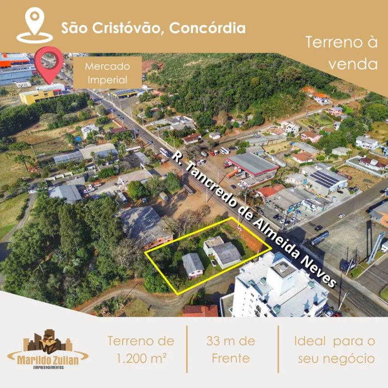  Terreno comercial à venda no Bairro São Cristóvão 