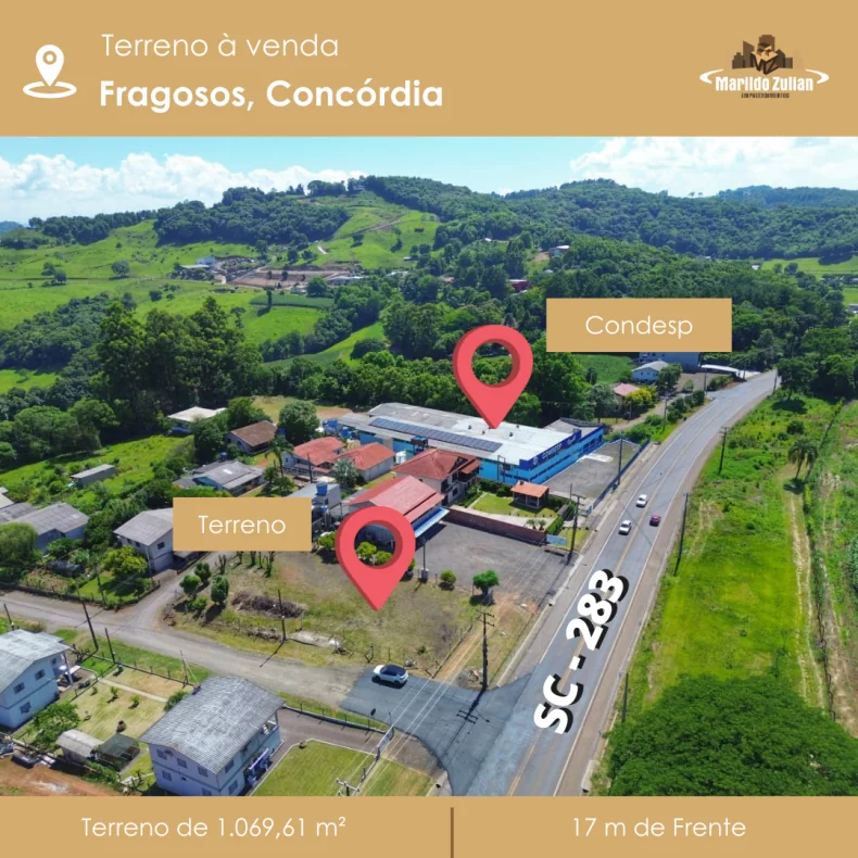  TERRENO À VENDA EM FRAGOSOS!