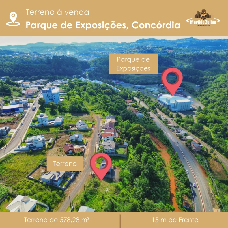 Terrenos à venda no Parque de Exposições