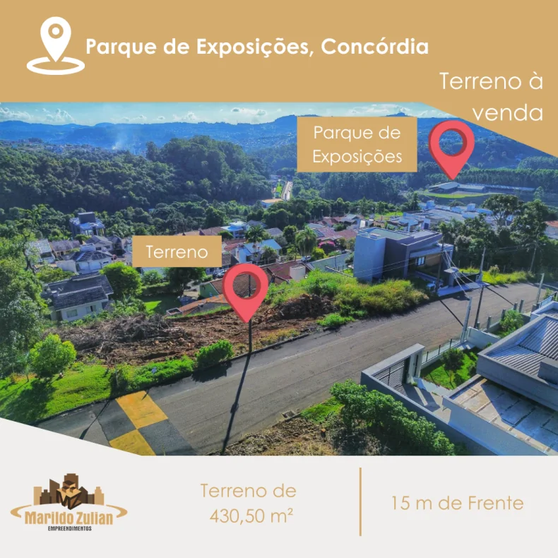  Terreno à venda no Parque de Exposições! 