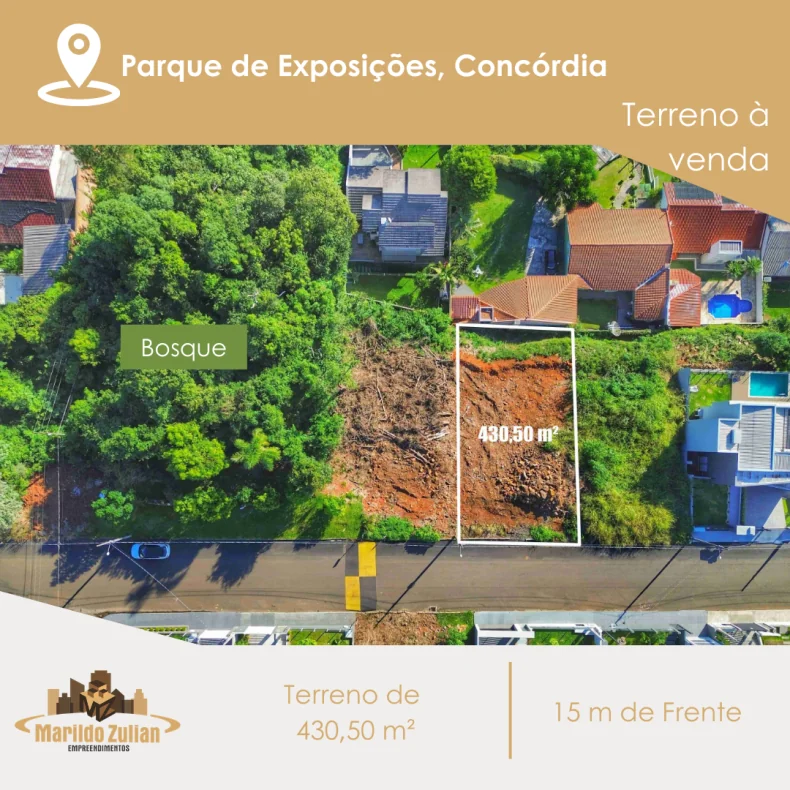  Terreno à venda no Parque de Exposições! 